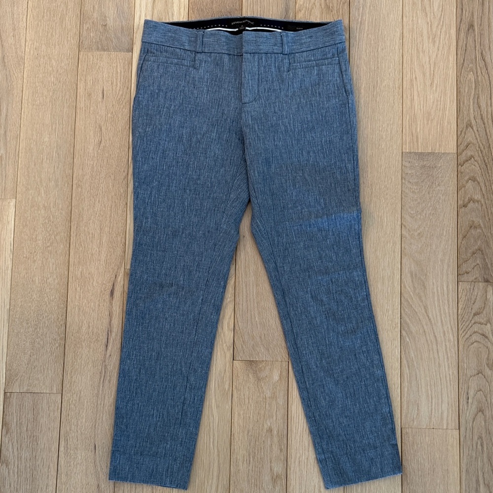 Banana republic Stylish Blue Trousers size 2 sloan fit